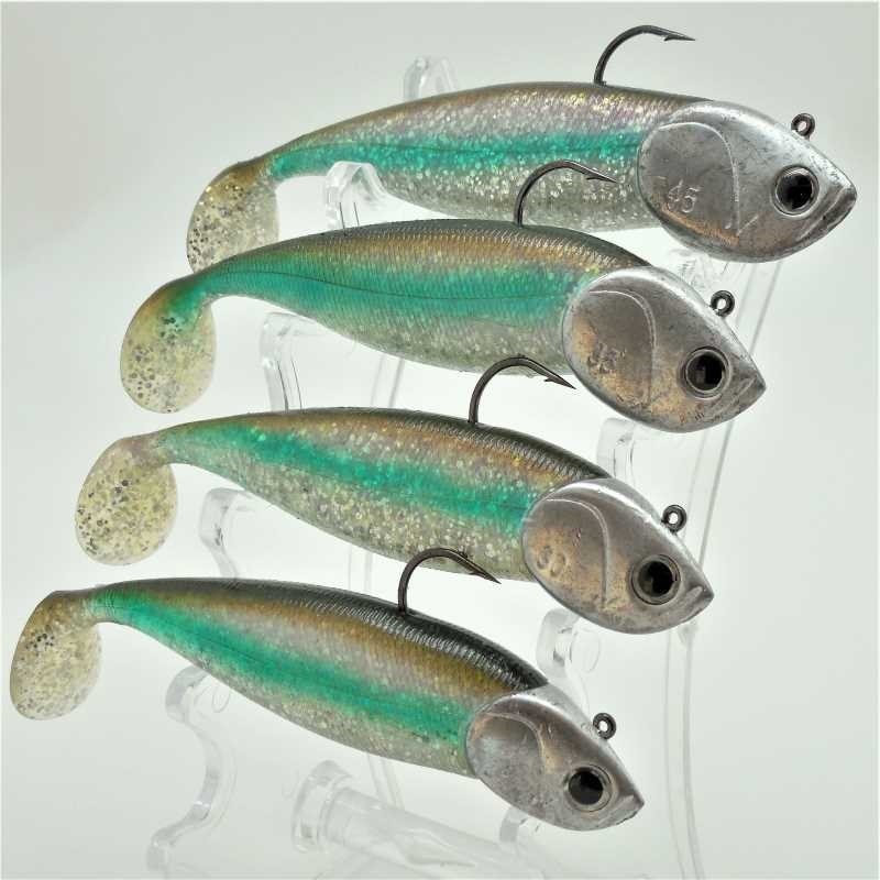 Leurres souples Nitro Shad 120 montés de 25 à 45 gr