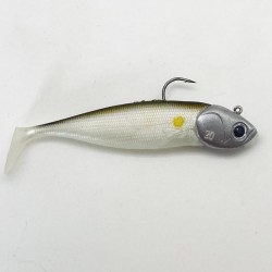 shad 120 blanc nacre dos noir 20g