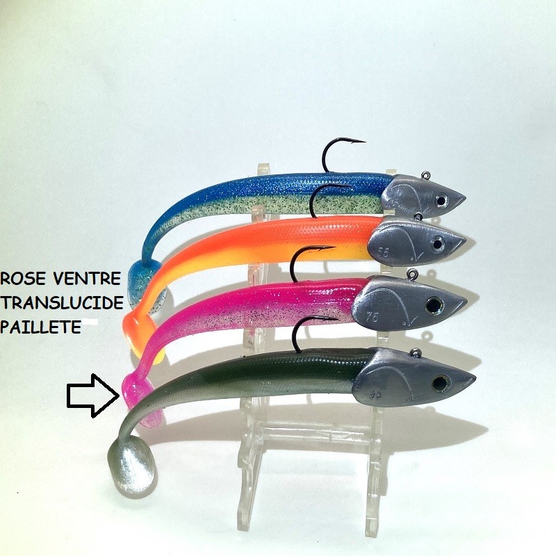 GTS 150 rose ventre translucide paillete