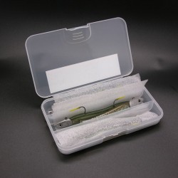 Boite avec leurres emballées